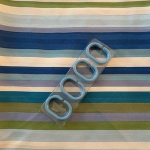 Threshold Shower Curtain with hooks